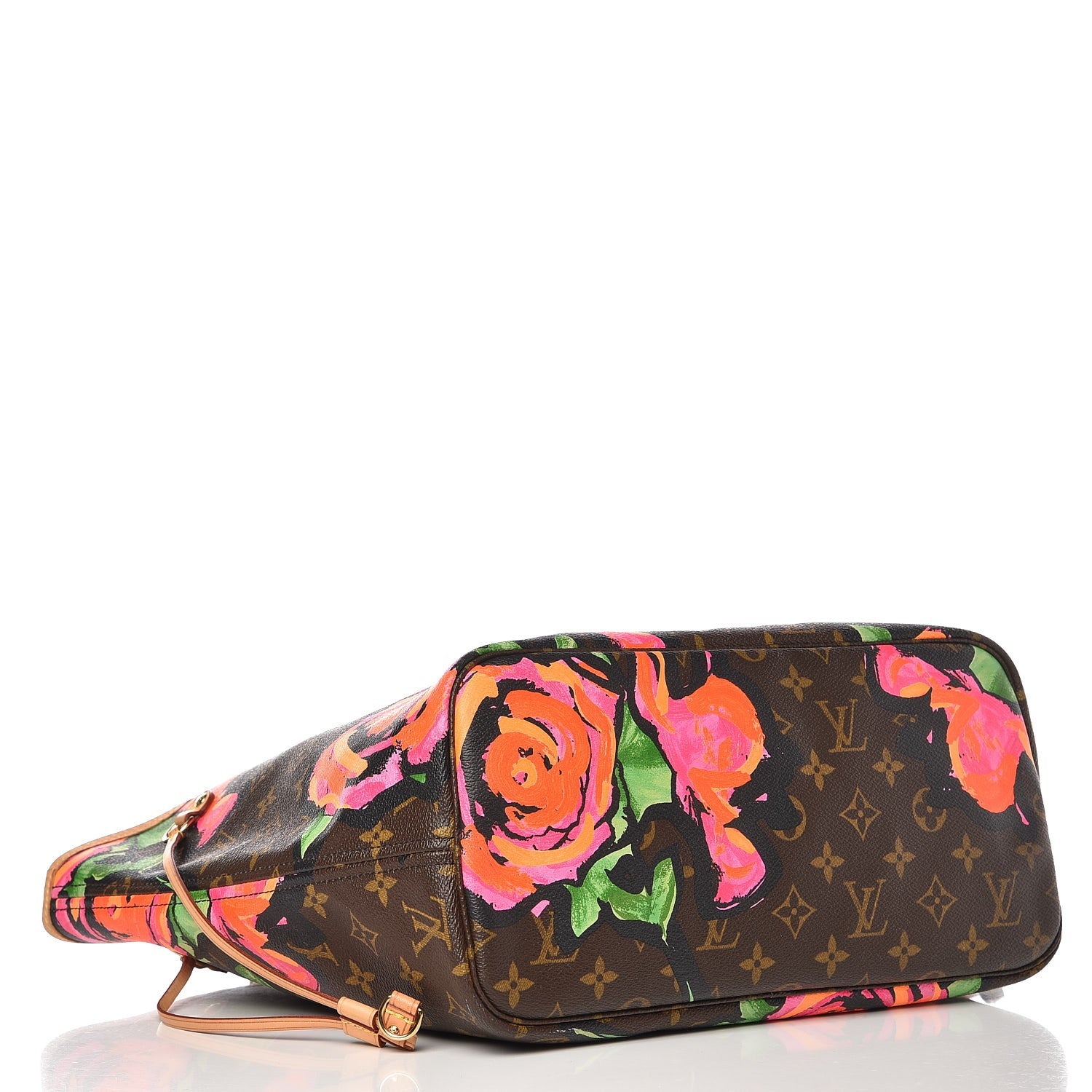Louis Vuitton Monogram Roses Neverfull MM 4 of 12