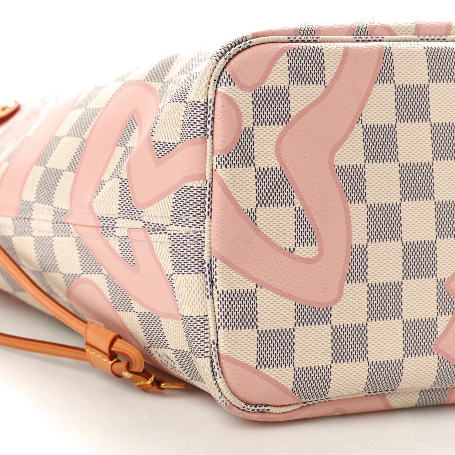 Louis Vuitton Damier Azur Tahitienne Neverfull MM 9 of 14