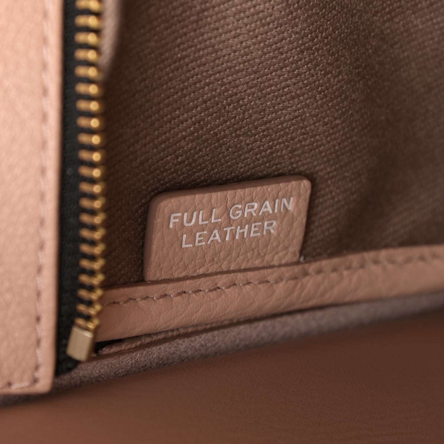 Grained Calfskin Small The Tote Bag Rose Dust