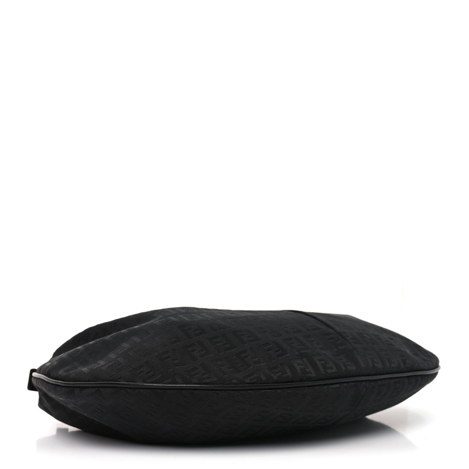 Fendi Zucchino Vitello Medium Chef Hobo Black 4 of 9