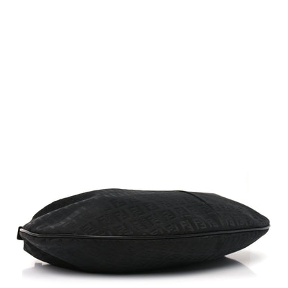 Fendi Zucchino Vitello Medium Chef Hobo Black 4 of 9