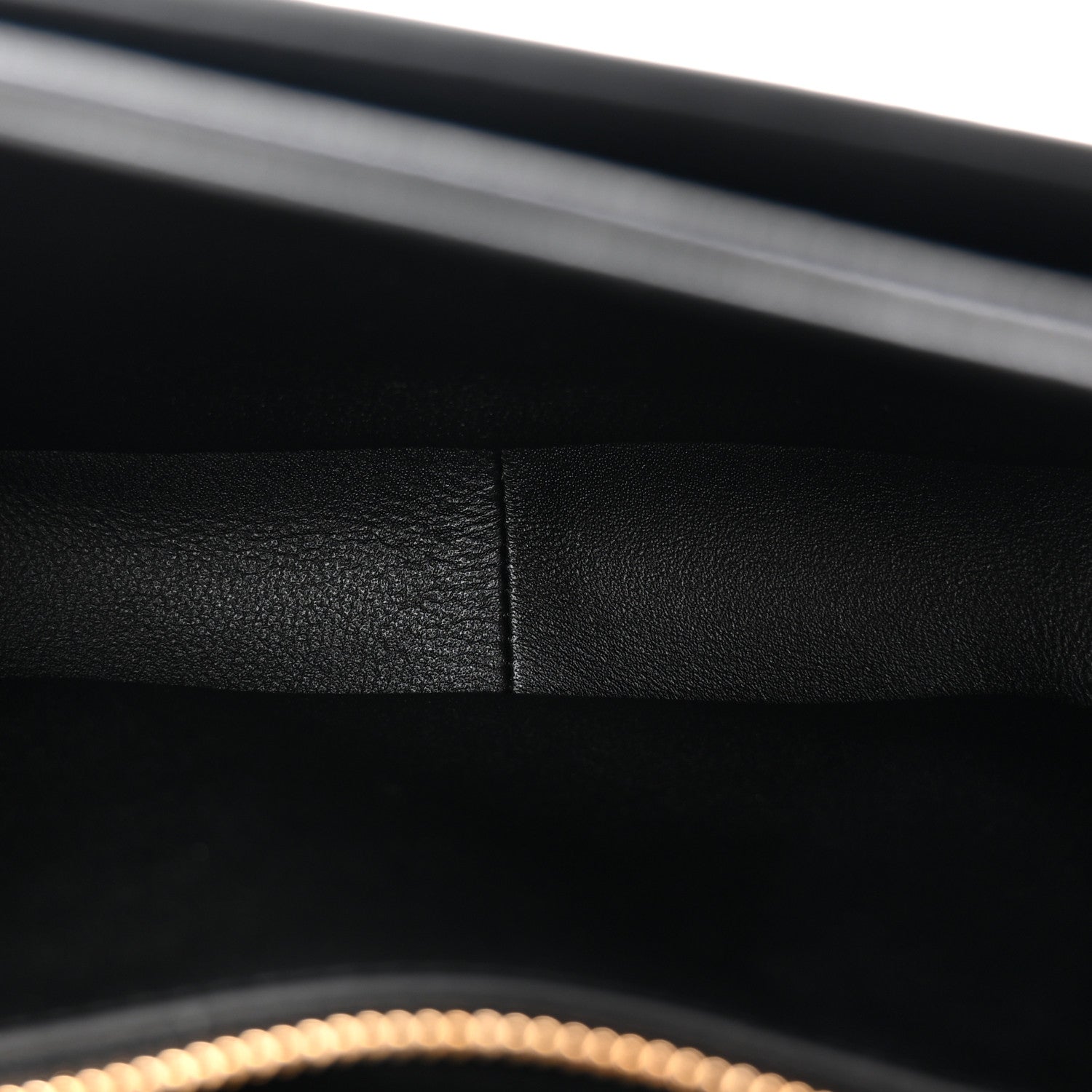 Celine Shiny Calfskin Teen Triomphe Black 5 of 10