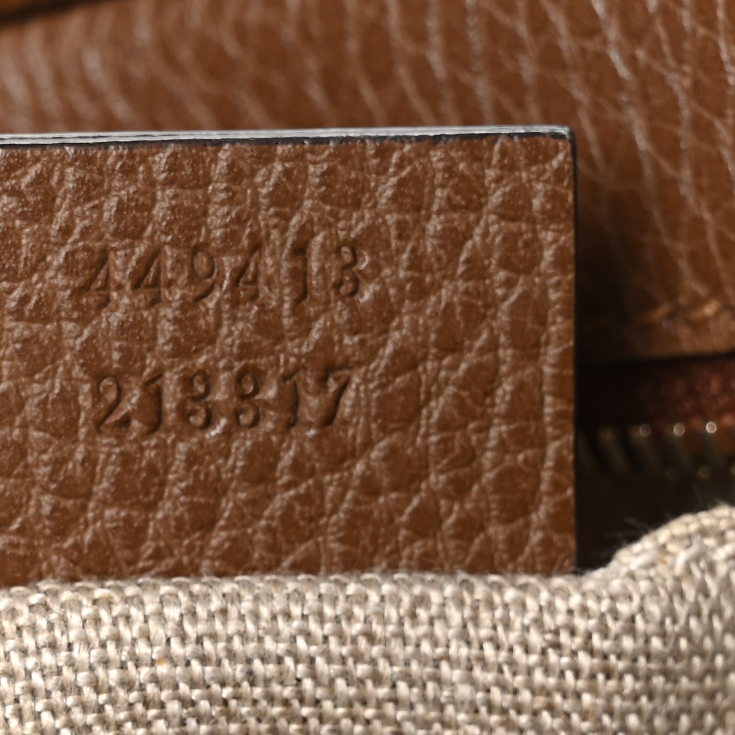 Monogram Mini Bree Messenger Bag Beige Tabacco