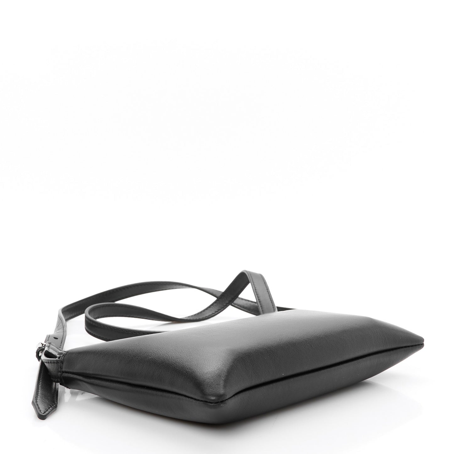 Vitello Mini Crossbody Pouch Black