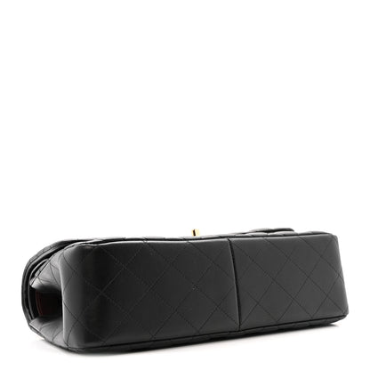 Chanel Lambskin Quilted Jumbo Double Flap Black 4 of 16