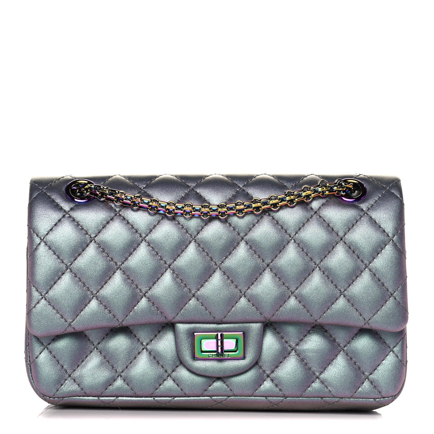 Chanel Iridescent Lambskin Quilted 2.55 Reissue 225 Flap Light Purple 1 of 13