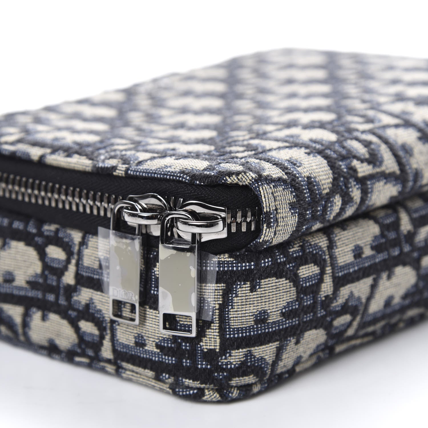 Christian Dior Oblique Pouch Navy Blue 7 of 13