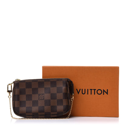 Louis Vuitton Damier Ebene Mini Pochette Accessories 10 of 10