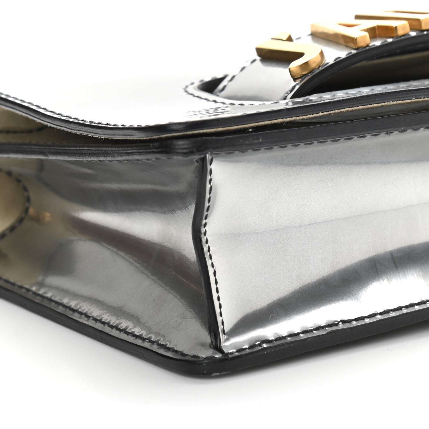 Christian Dior Metallic Calfskin J'Adior Chain Flap Bag Silver 6 of 9