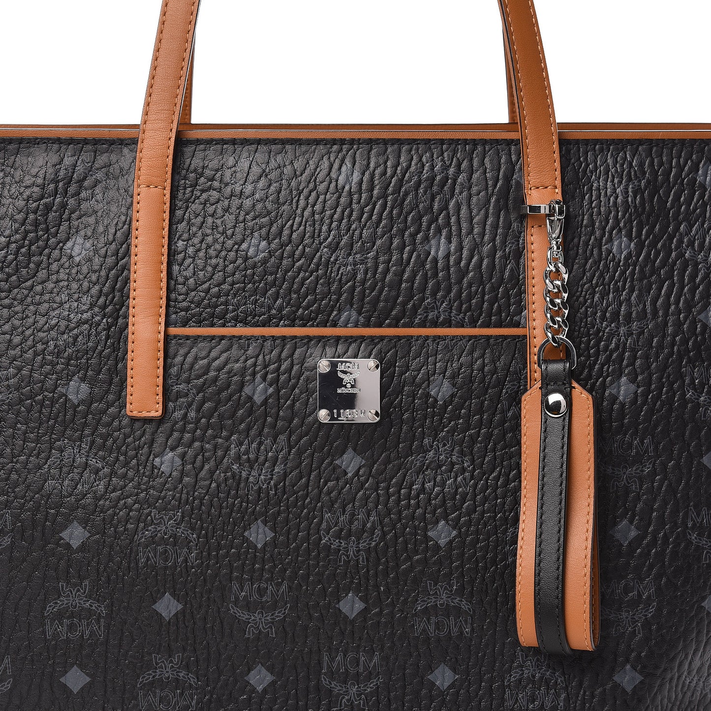 Visetos Medium Anya Shopper Tote Black