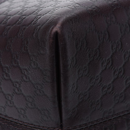 Gucci Guccissima Medium Bree Shoulder Bag Chocolate 20 of 28