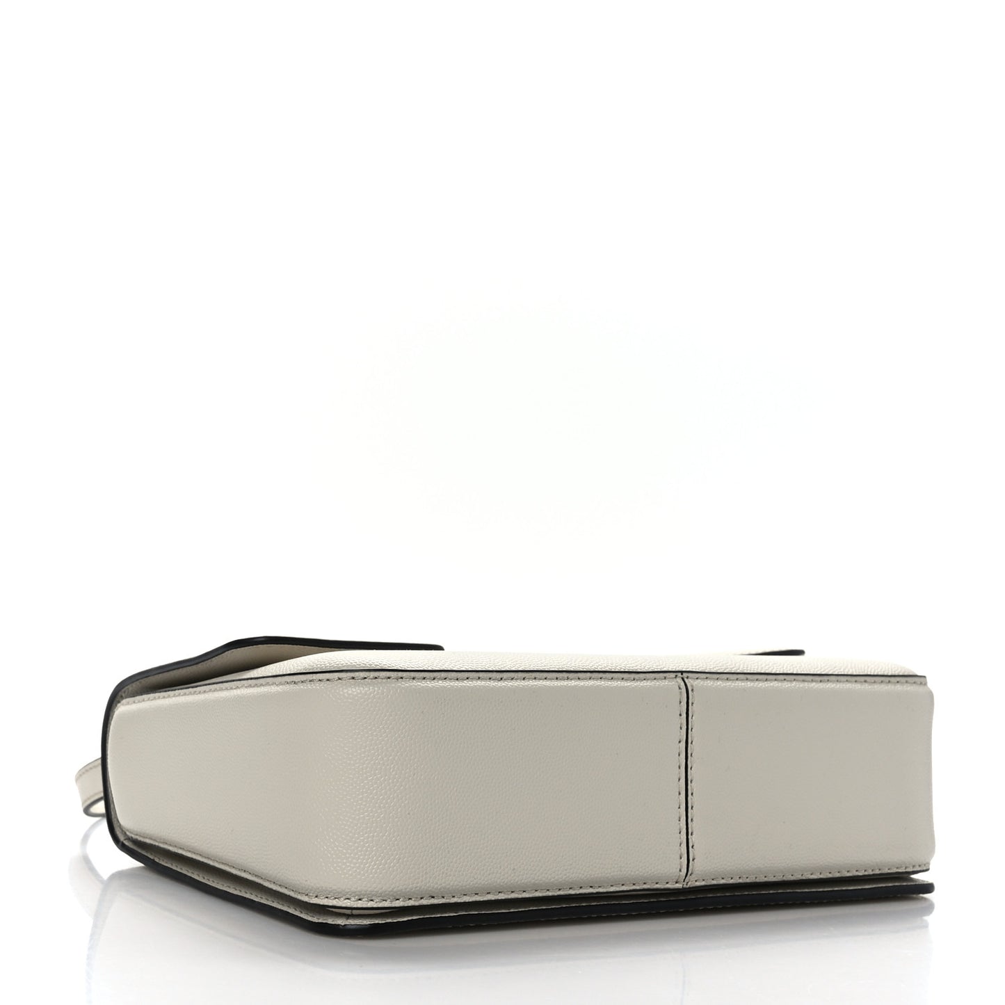 Textured Calfskin The J Link Shoulder Bag Ivory