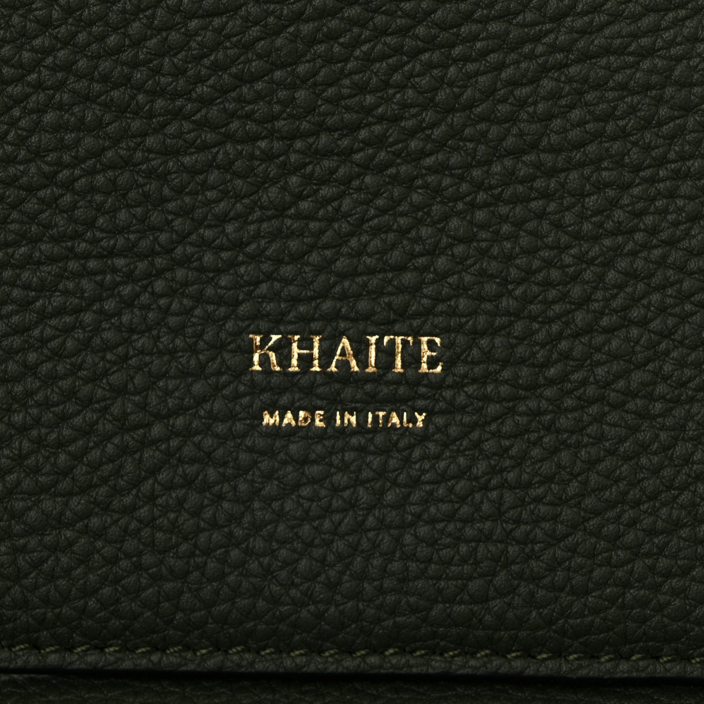 Pebbled Sport Calfskin Medium Lotus Tote Bottle Green
