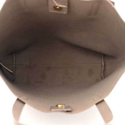 Saint Laurent Calfskin Toy Shopping Tote Dark Beige 5 of 17