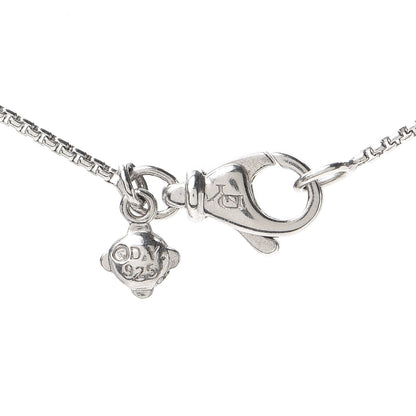 David Yurman Sterling Silver Diamond 7mm Infinity Pendant Necklace 5 of 5