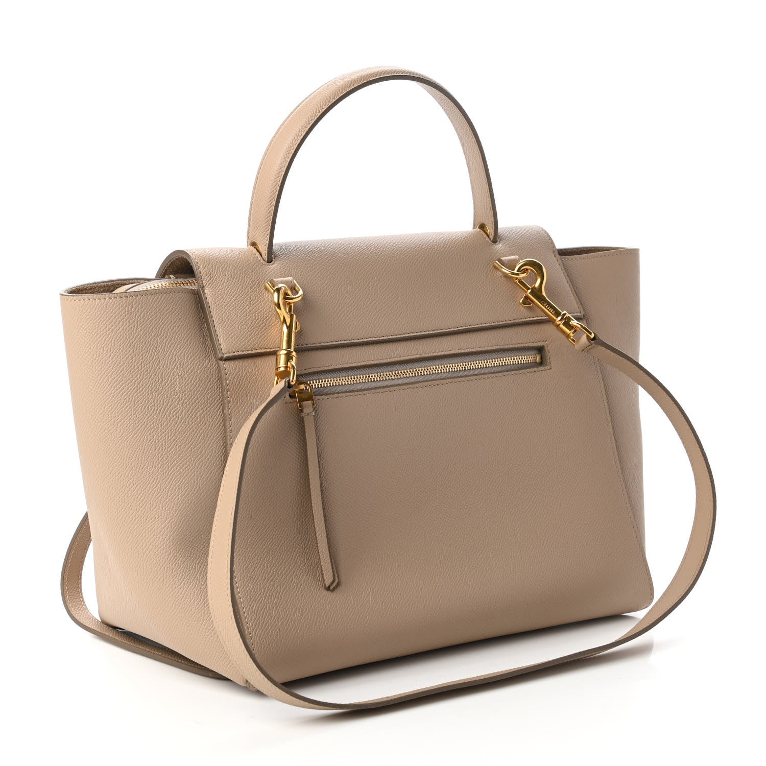 Celine Grained Calfskin Mini Belt Bag Light Taupe 3 of 10