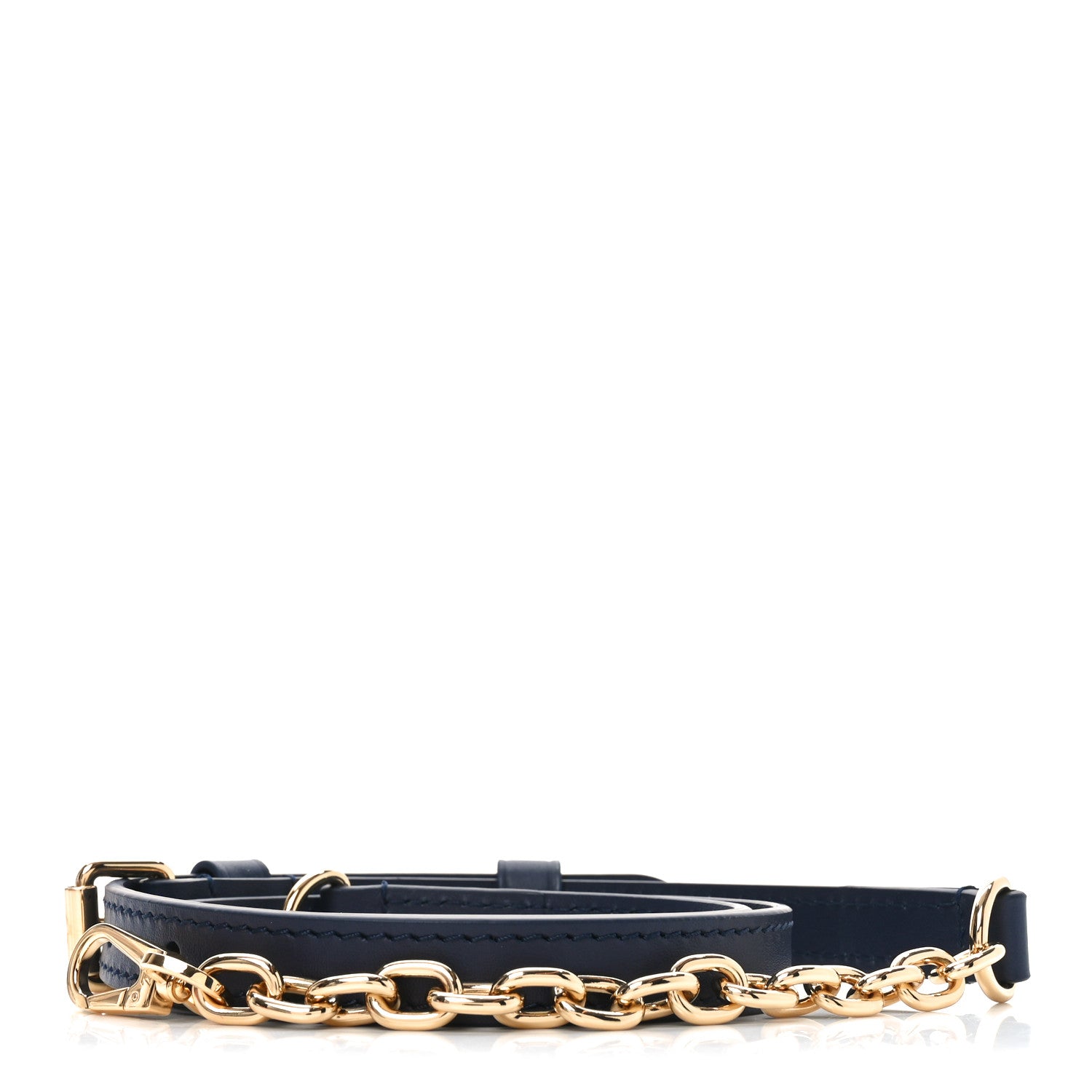 Louis Vuitton Metallic Empreinte Monogram Adjustable Shoulder Strap Navy Nacre 2 of 3