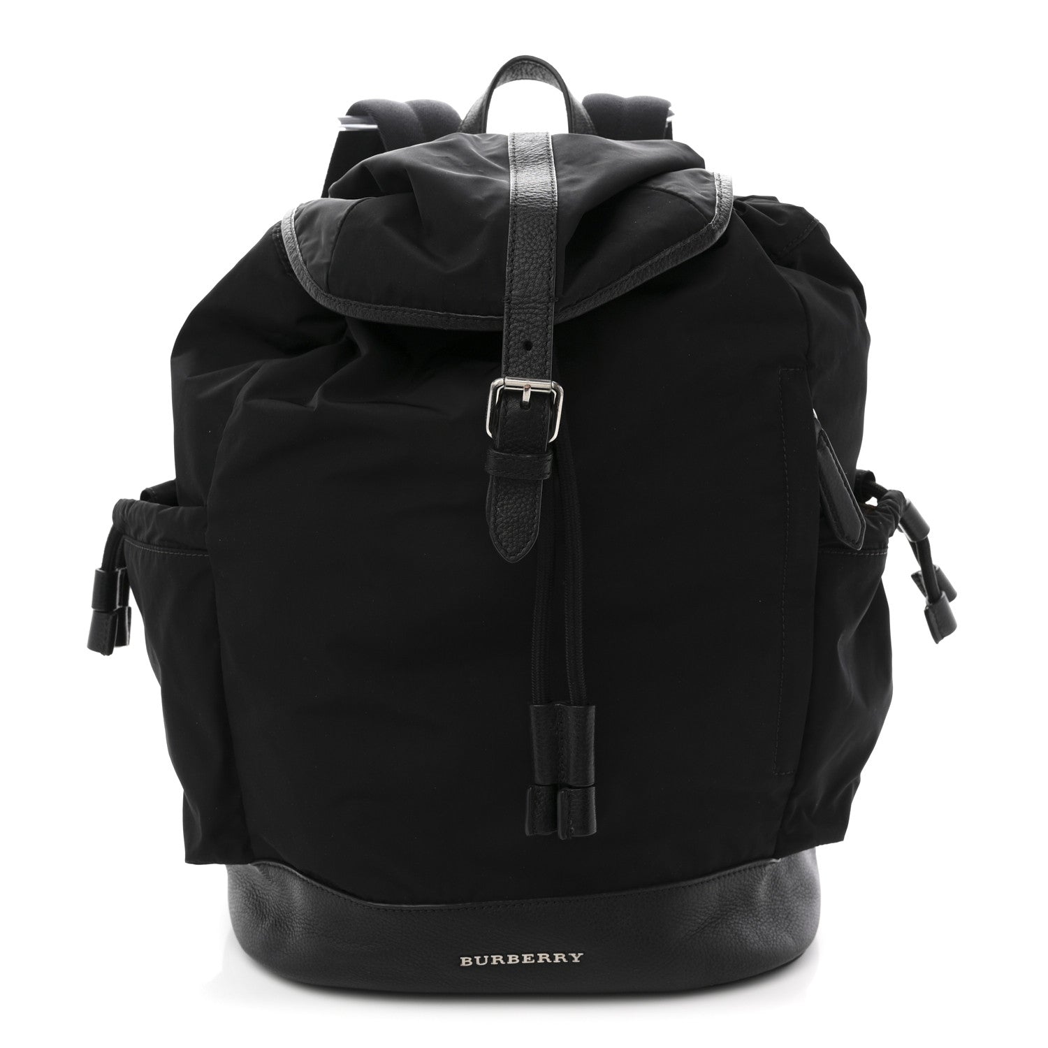 Burberry Nylon Grained Calfskin Watson Diaper Bag Black 1 of 16