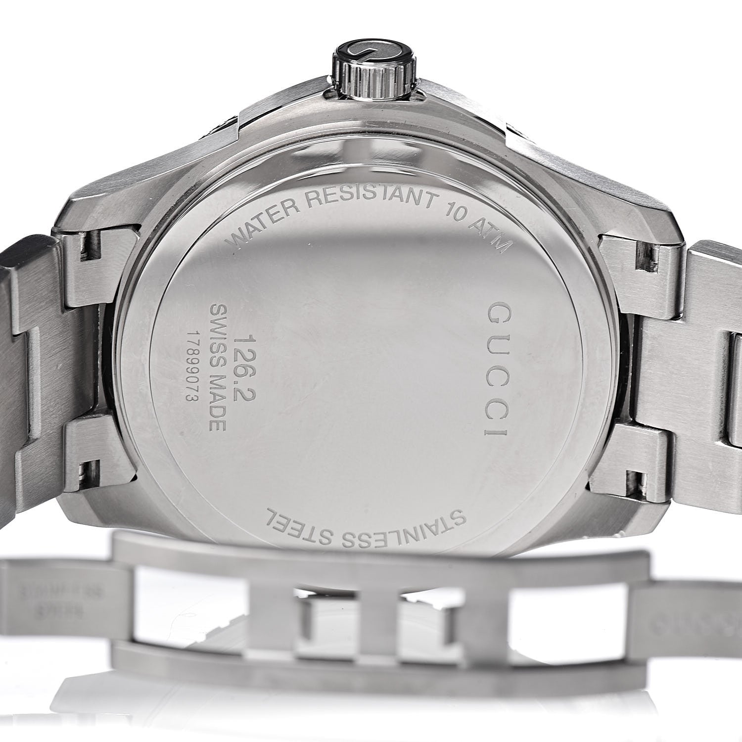 Gucci Stainless Steel Ceramic 45mm Dive Quartz Watch Black 6 of 7