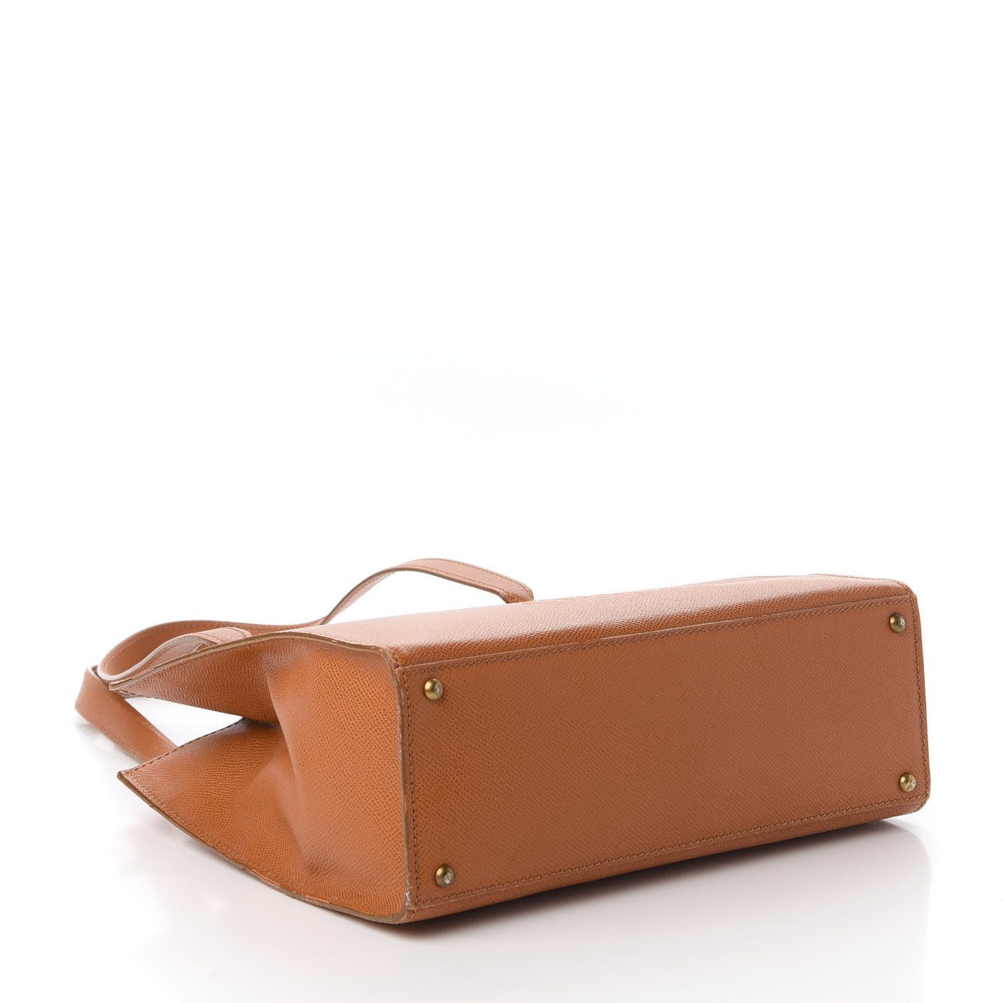 Caviar Logo Shoulder Bag Light Brown