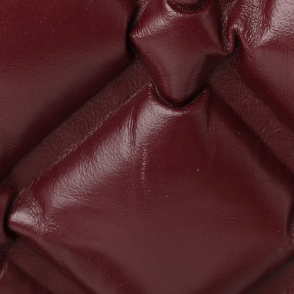 Chanel Calfskin Quilted Large Chesterfield Tote Burgundy 13 of 14