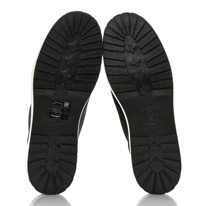Chanel Nylon Suede CC Sneakers 38 Black 5 of 11