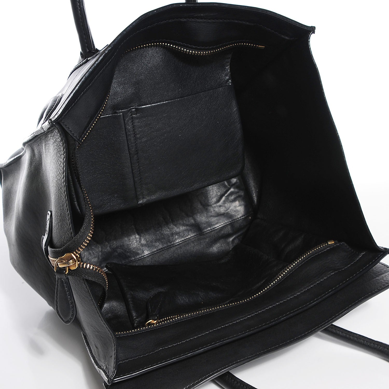 Celine Smooth Calfskin Mini Luggage Black 6 of 9