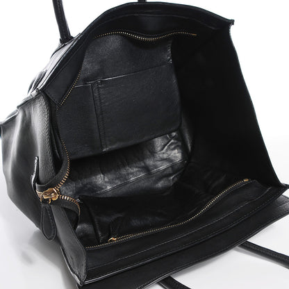 Celine Smooth Calfskin Mini Luggage Black 6 of 9
