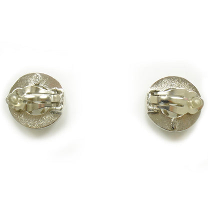 Chanel CC Clip On Earrings Silver 2 of 5