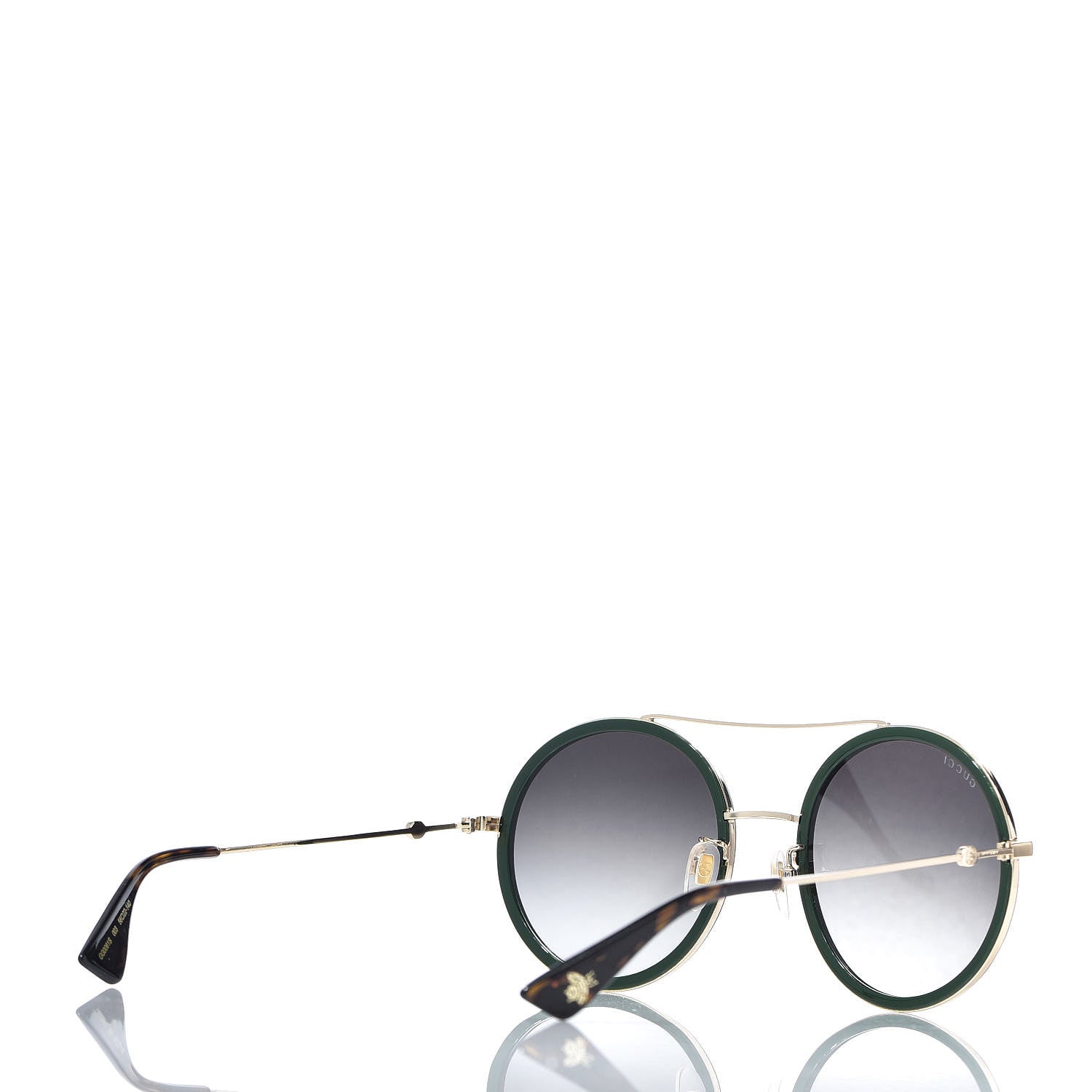 Gucci Round Frame Sunglasses GG0061S Blue Red 4 of 8