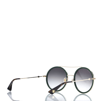 Gucci Round Frame Sunglasses GG0061S Blue Red 4 of 8