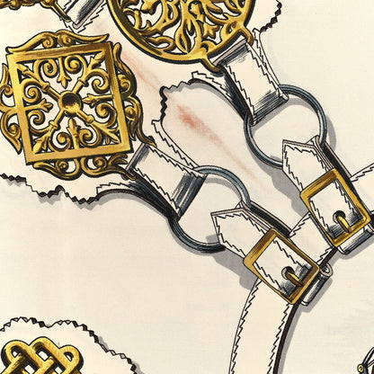 Hermes Silk Cuivreries Scarf 90 3 of 3