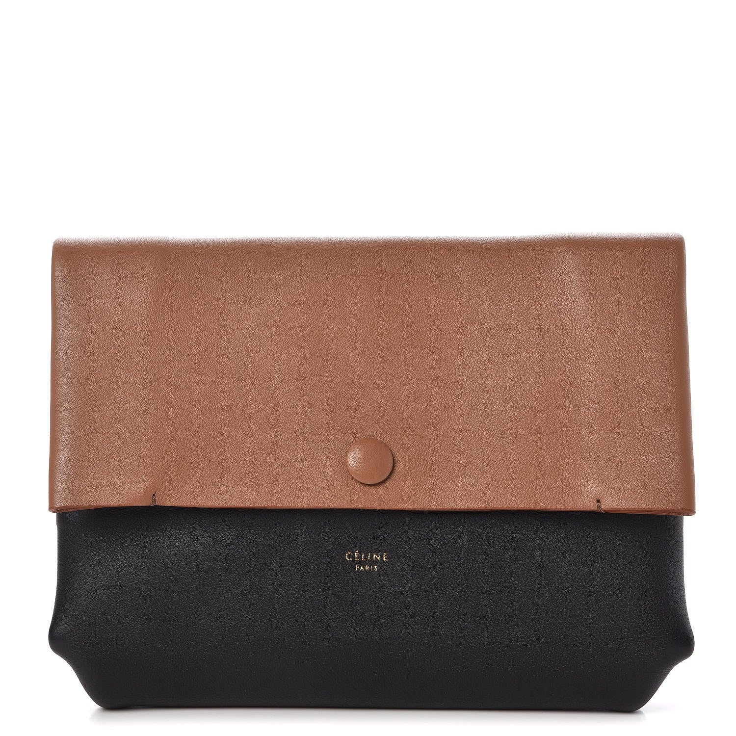 Celine Calfskin All Soft Pouch Tan 1 of 7
