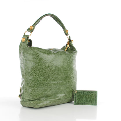 Balenciaga Agneau Giant 21 Gold Hardware Day Hobo Sage Green 3 of 8