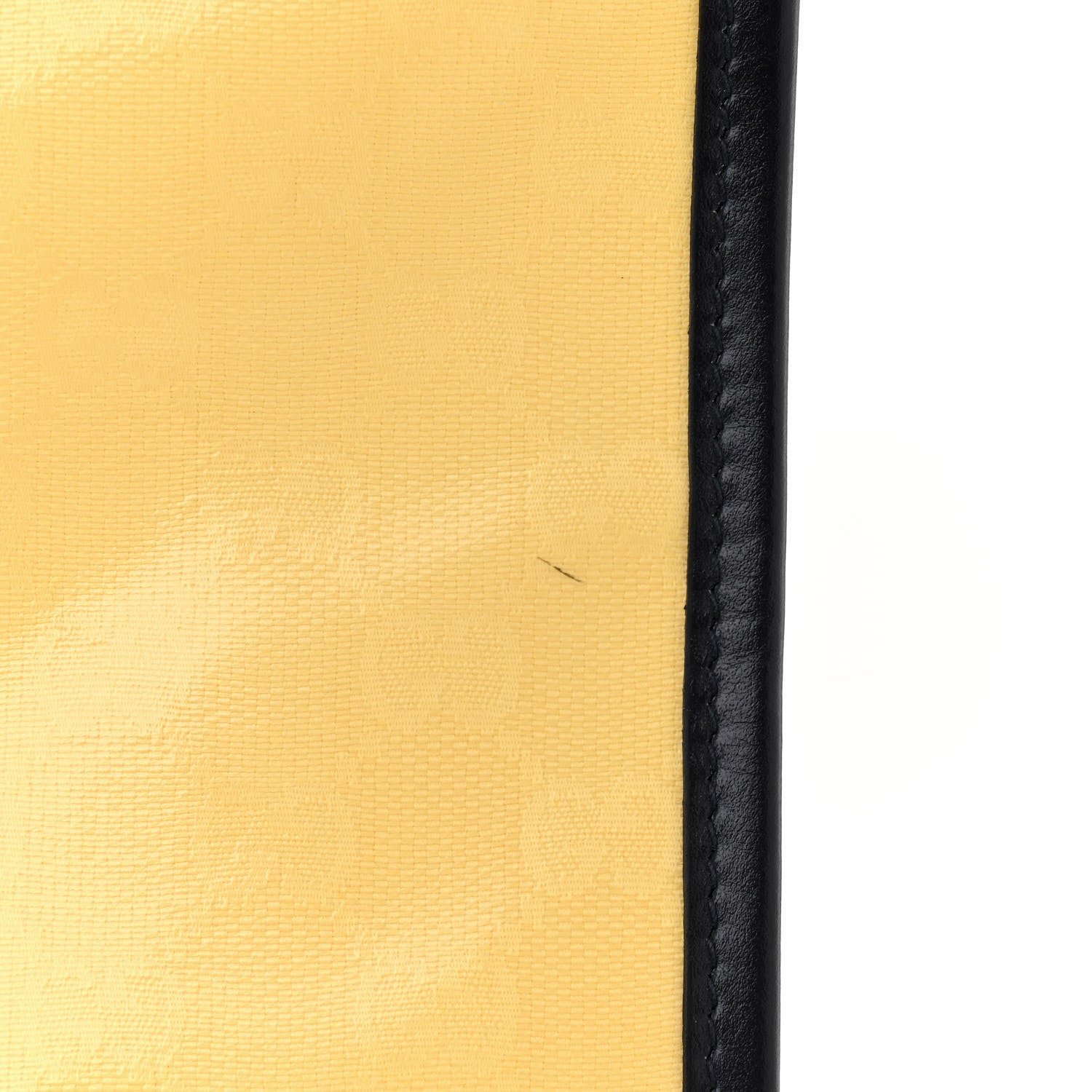 Gucci GG Supreme Monogram Textured Calfskin Web Medium Ophidia Slip Handle Tote Yellow 11 of 12