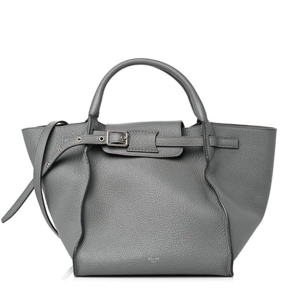 Celine Supple Calfskin Long Strap Small Big Bag Zinc 1 of 13