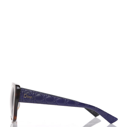 Christian Dior Cannage Dior Lady 2R Sunglasses Havana Blue 2 of 9