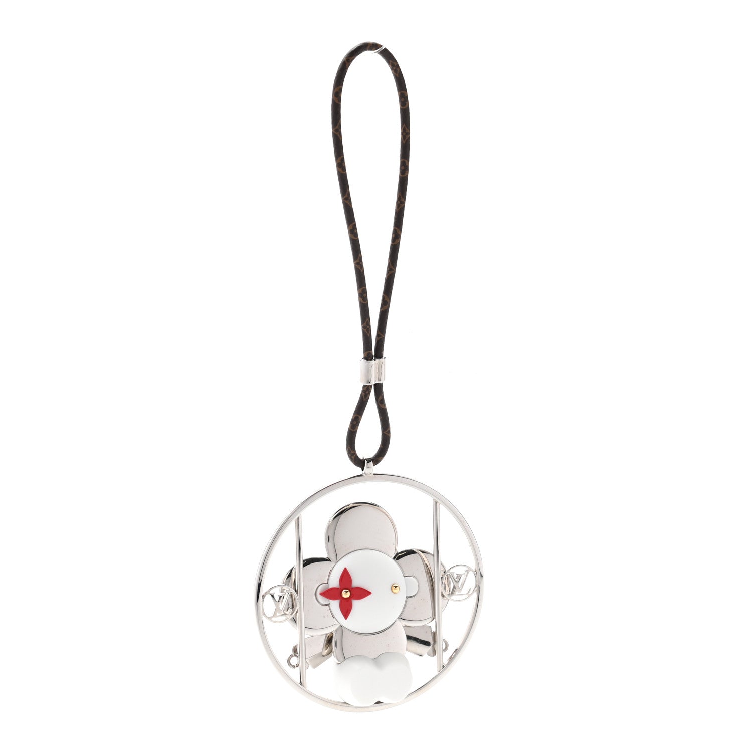 Louis Vuitton Metal Vivienne Swing Bag Charm Silver 1 of 4
