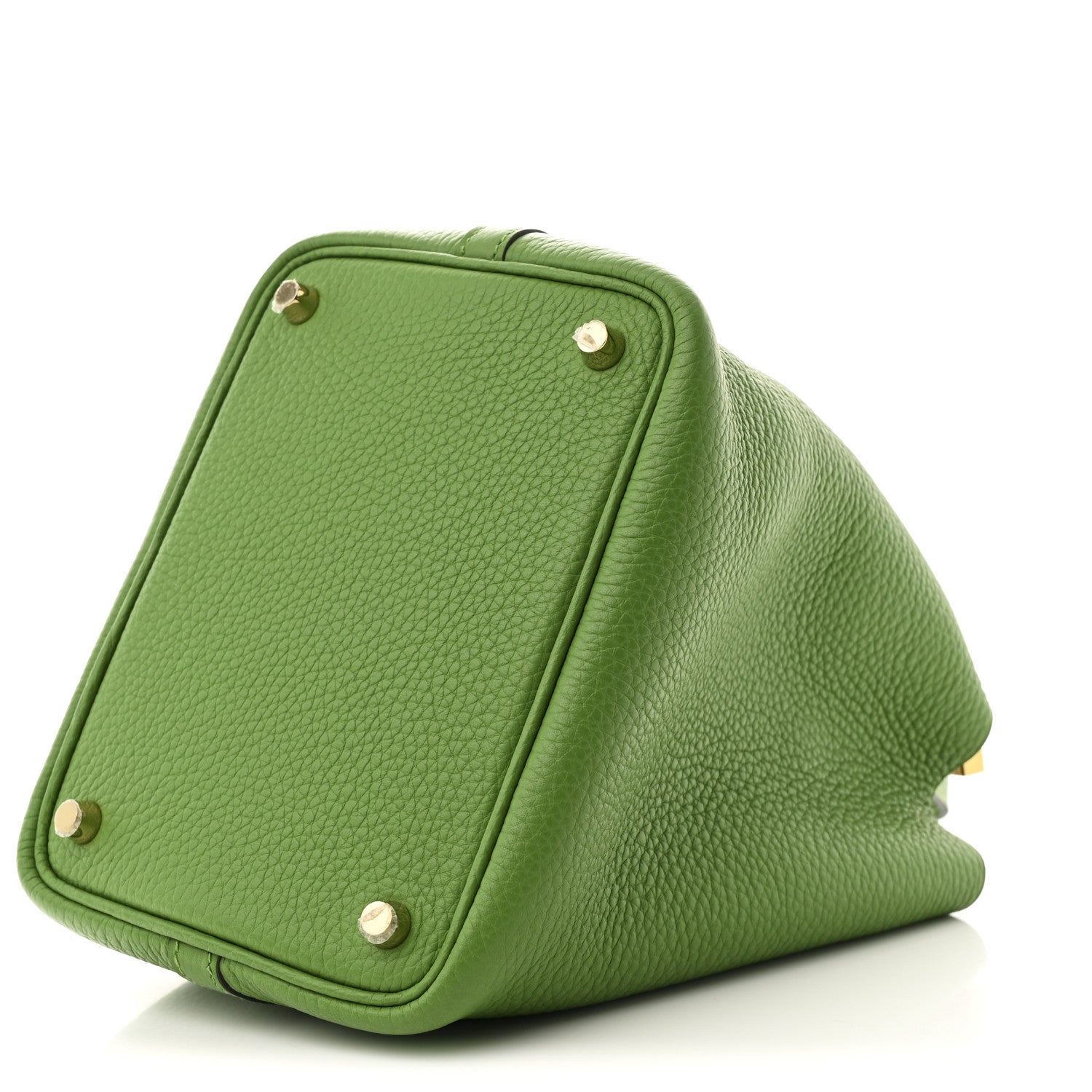 Hermes Taurillon Clemence Picotin Lock 18 PM Vert Yucca 10 of 11