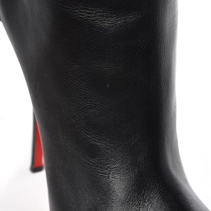 Christian Louboutin Kid Leather Ankle Boots Booties Heels 40 Black 12 of 12