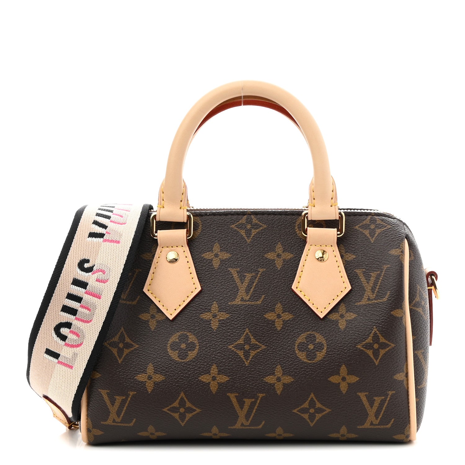Louis Vuitton Monogram Speedy Bandouliere 20 Black 1 of 8