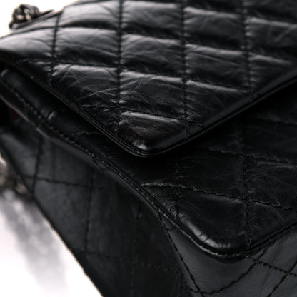 Chanel Aged Calfskin Quilted 2.55 Reissue 225 Flap Black 12 of 16