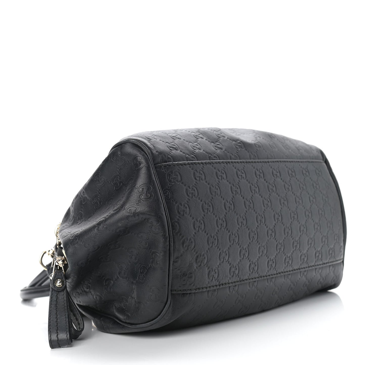 Guccissima Medium Sukey Boston Black