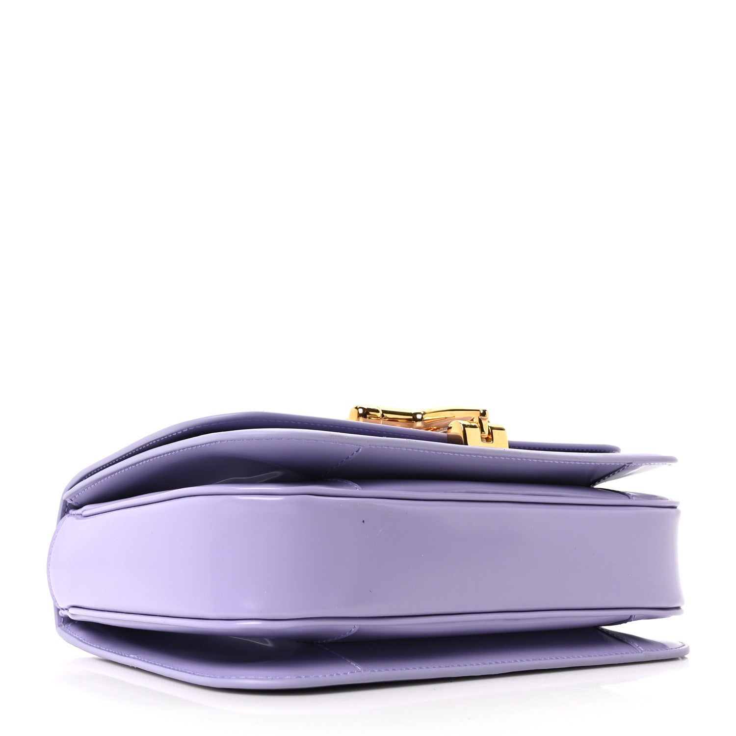 Gucci Patent Siena Small Shoulder Bag Lapis 4 of 10
