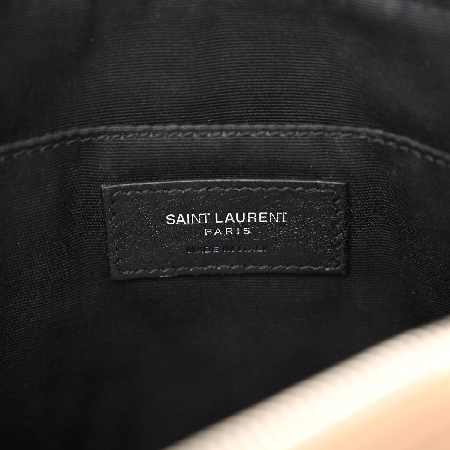 Saint Laurent Lambskin Monogram Small Lou Camera Bag Dark Beige 6 of 19