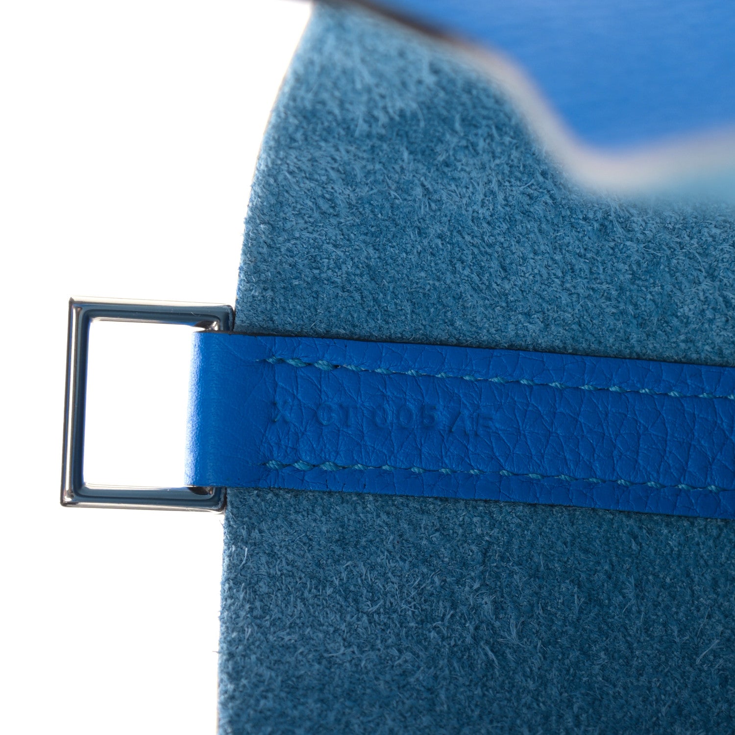 Hermes Taurillon Clemence Picotin Lock 22 MM Bleu Hydra 7 of 9