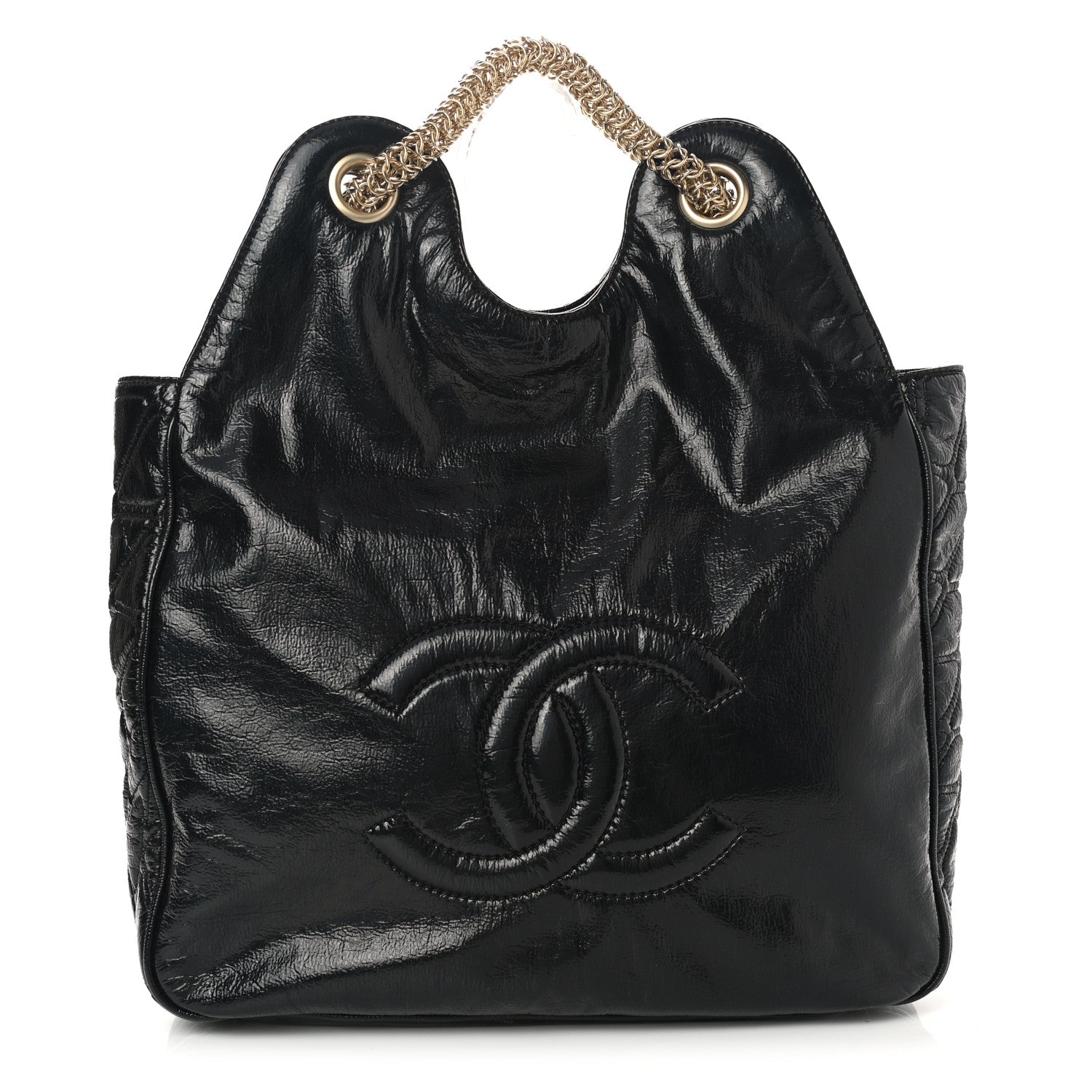 Chanel Vinyl Rodeo Bag Black 1 of 9