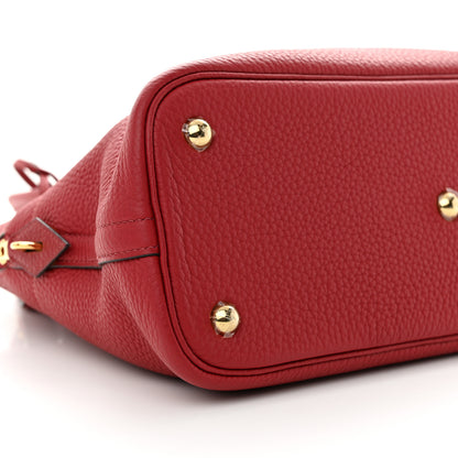 Hermes Taurillon Clemence Bolide 31 Rouge Grenat 8 of 9