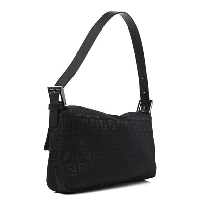 Fendi Zucchino Baguette Black 3 of 10