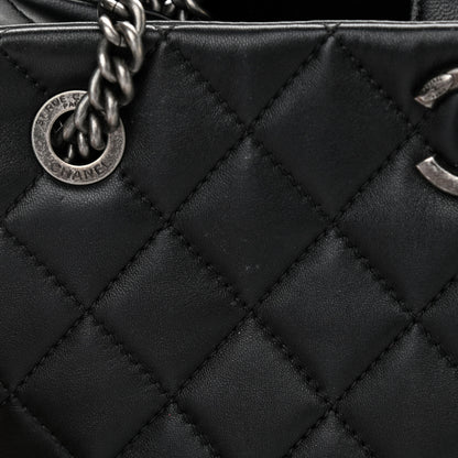 Chanel Lambskin Quilted Accordion Tote Black 11 of 11